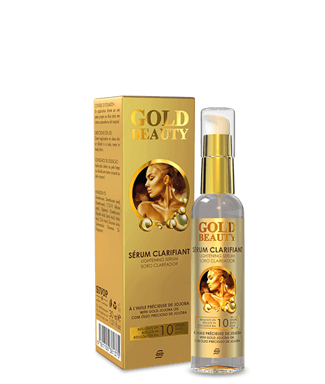 Lightening Serum GOLD BEAUTY with gold jojoba oil