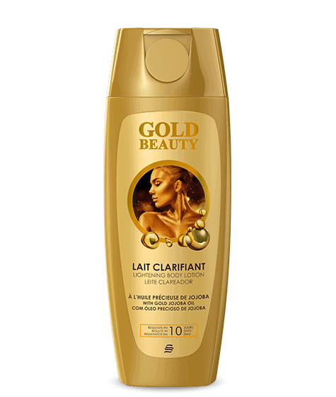 GOLD BEAUTY Lightening body lotion with gold jojoba oil