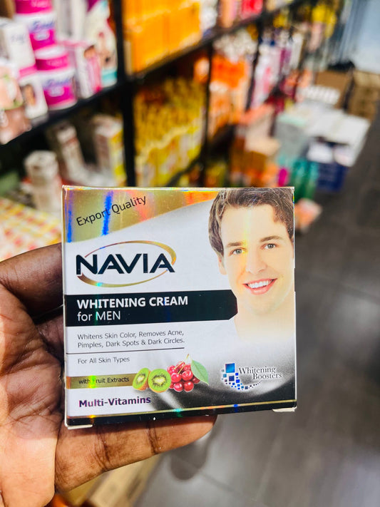 NAVIA Whitening Cream with Whitening Booster for Men (Multivitamin) with Fruit Extract - 30 Gms Brand: Generic