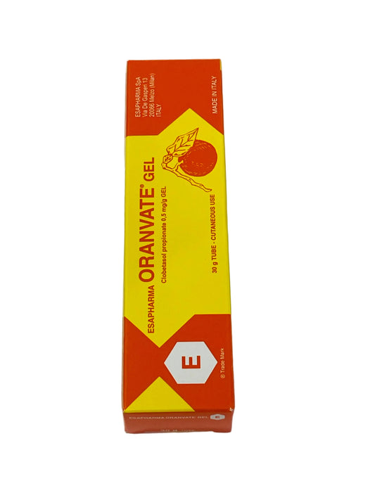 Orange and yellow tube packaging on a white background