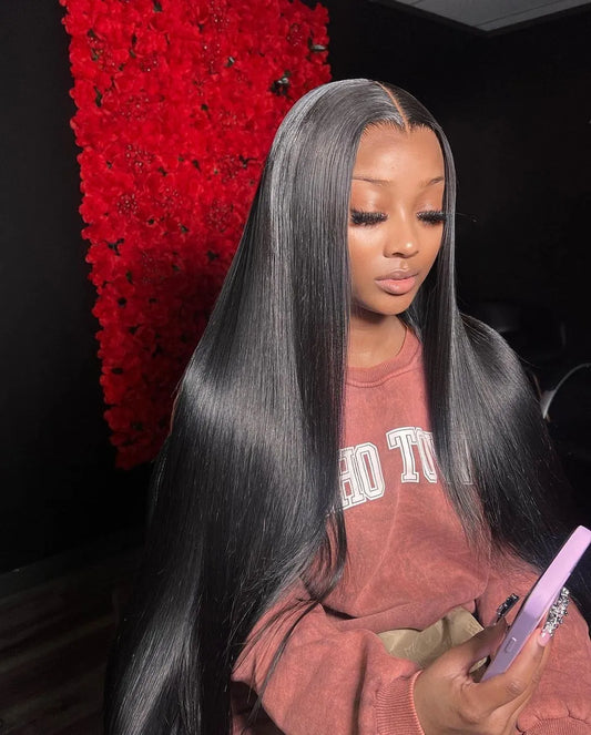 13x6 Hd Lace Frontal Wig Human Hair Straight 360 Glueless Full Lace Wigs Pre Plucked 13x4 Transparent Wig On Sale Clearance