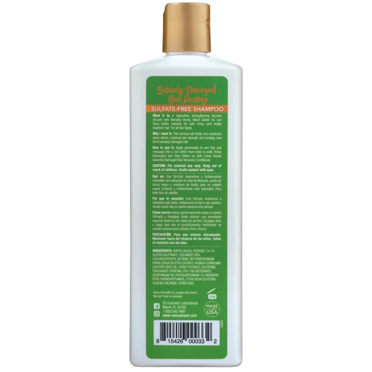 Every Strand Severely Damaged Hair Recovery Sulfate-Free Shampoo / 13.5oz