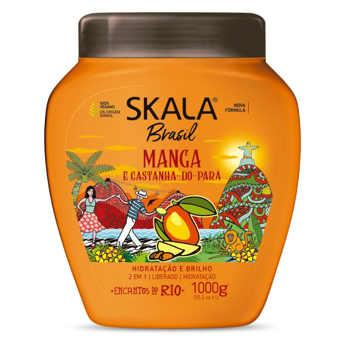 SKALA Expert Nourishing and Moisturizing Hair Cream with Mango, Shea Butter and Walnut 1000 g
