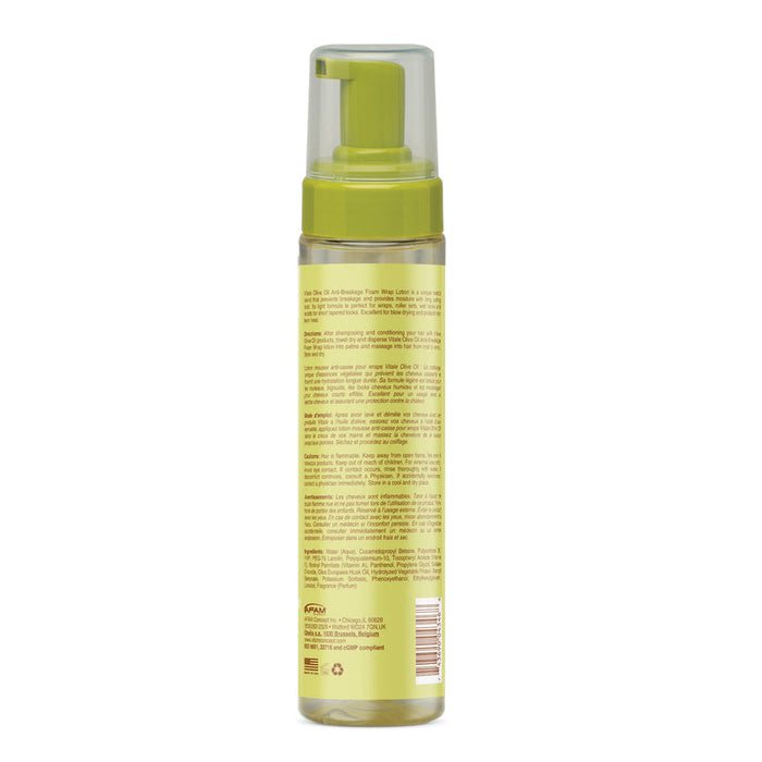 Vitale Olive Oil Anti-breakage Foam Wrap Lotion-237ml 8oz