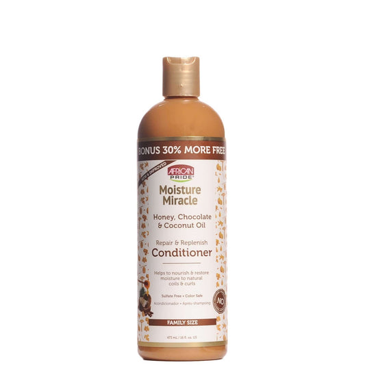 African Pride Moisture Miracle Aloe & Coconut Water Moisturize & Restore Conditioner 12oz