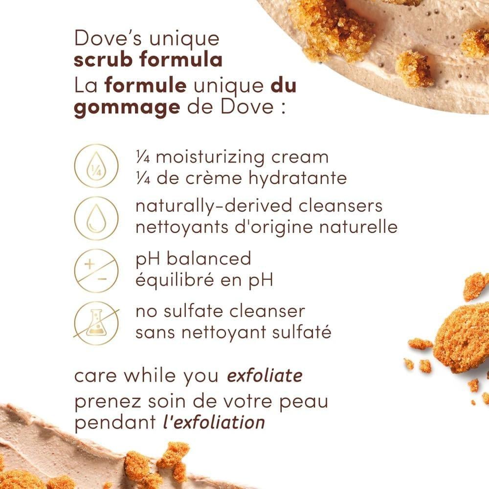Dove Brown Sugar & Coconut Body Scrub - 425g