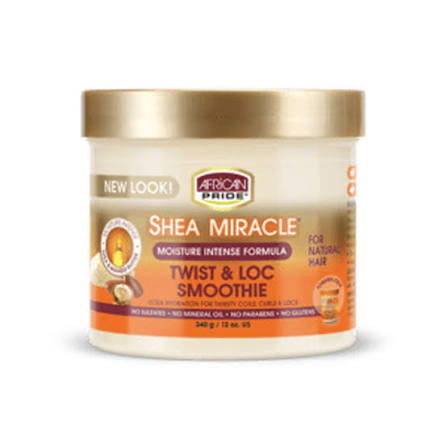 African Pride Shea Miracle Moisture Intense Twist & Loc Smoothie 12 oz.