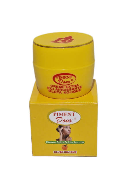 Piment doux gluta kojique face cream
