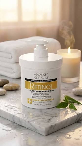 Advanced Clinicals Retinol, Advanced Firming Cream, 16 oz (454 g)