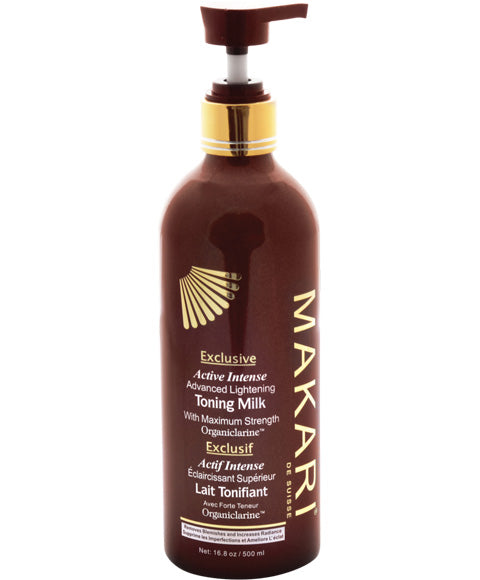 MAKARI Makari Exclusive Active Intense Tone Boosting Body Milk (16.8 oz) | Unify & Illuminate | Moisturizes and Softens | Helps Brighten Skin Tone | Promotes Even Complexion | With Carrot Oil & Citric Acid