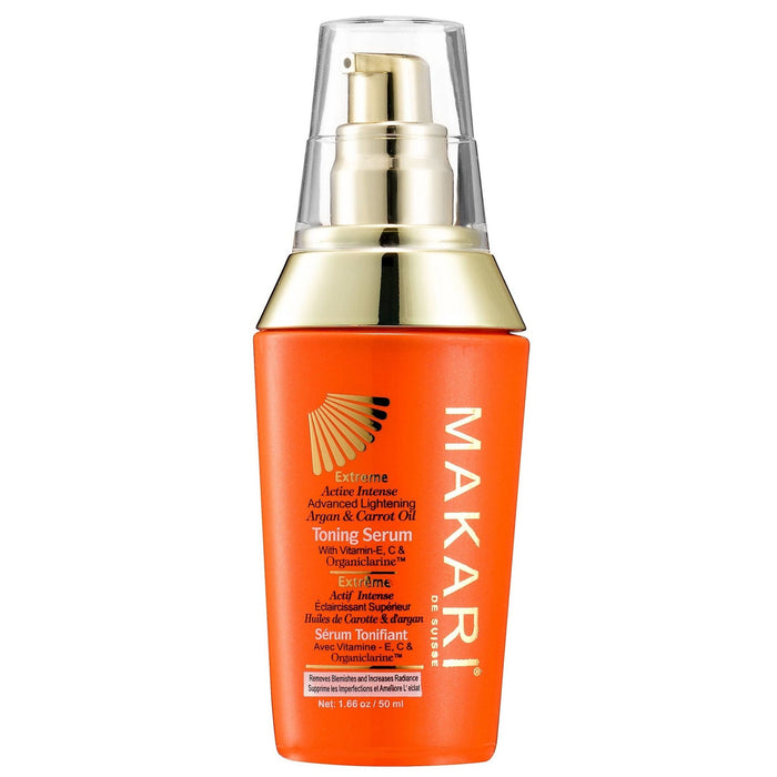 Makari Extreme Active Intense Unify & Illuminate Dark Spot Corrector Serum (1.7 oz) | Formulated with Argan and Carrot Oil for Skin Hydration and Antioxidant Protection | Skin-toning Booster Gel-Cream