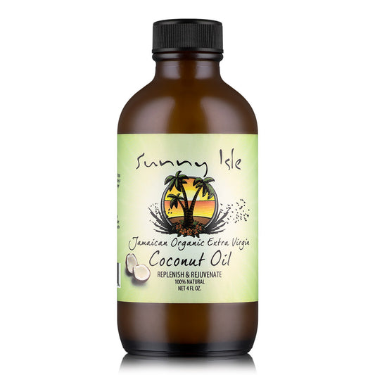 Sunny Isle Jamaican Organic Extra Virgin Coconut Oil (4 oz.)