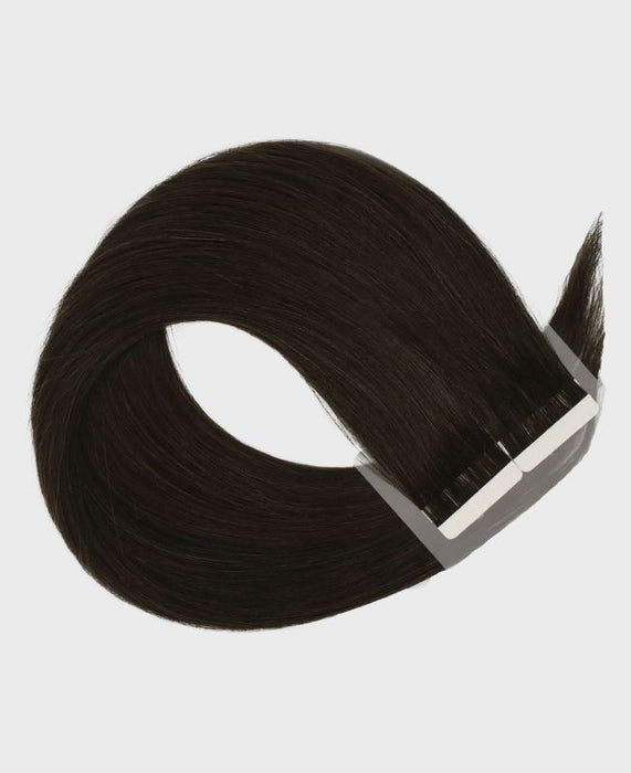 Copy of Hair Extensions Tape in Human Hair Silky Straight  Human Hair Seamless Skin Weft Hair