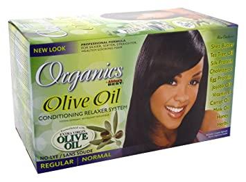 Organics Olive Oil Twin Pack Conditioning Relaxer System - Beto Cosmetics
