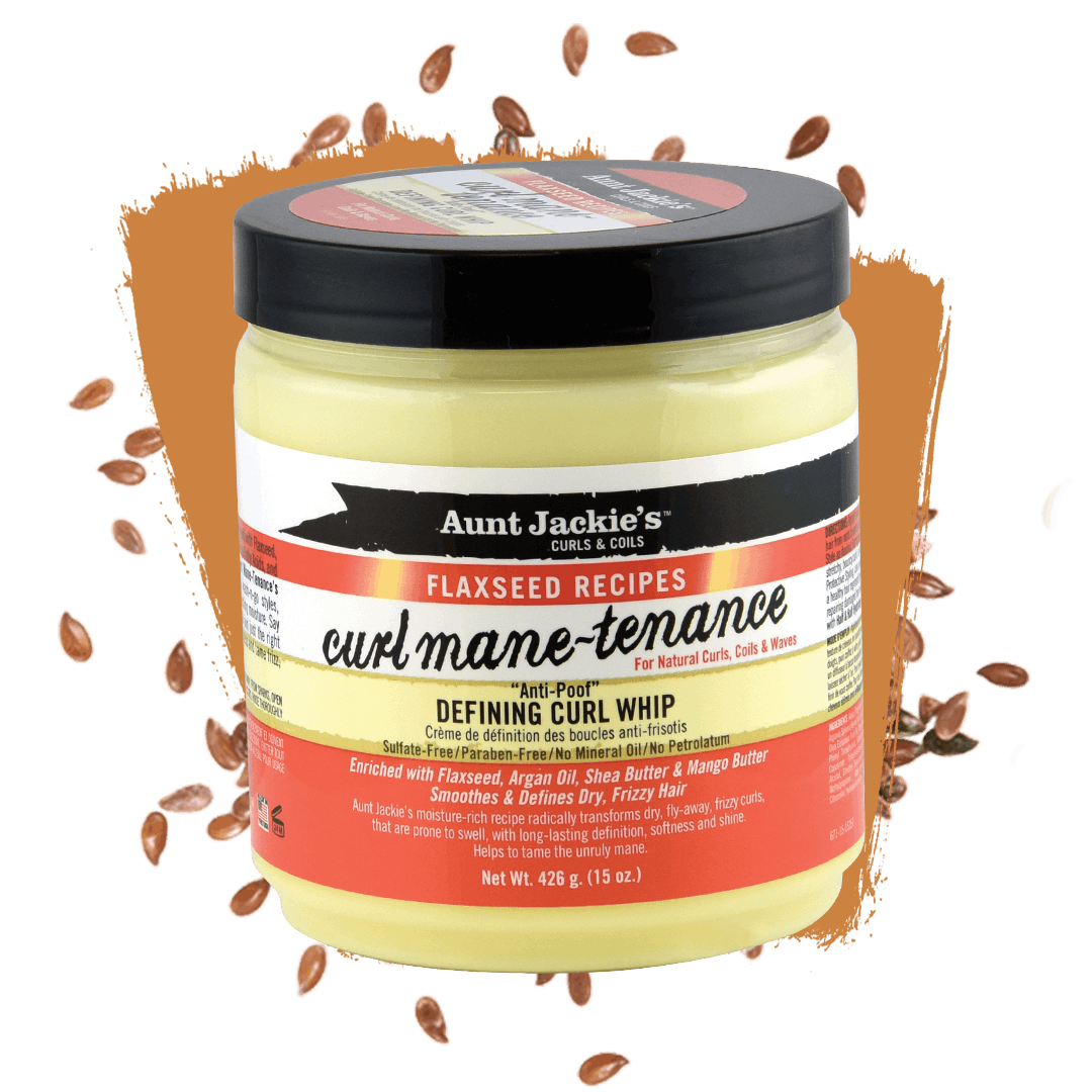 Aunt Jackie Flaxseed Curl Mane-tenance  - Defining Curl Whip - Beto Cosmetics