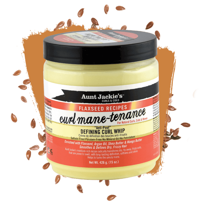 Aunt Jackie Flaxseed Curl Mane-tenance  - Defining Curl Whip - Beto Cosmetics