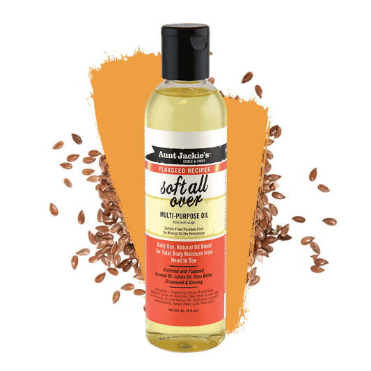 Aunt Jackie Flaxseed Soft All Over - Multi-purpose Oil - Beto Cosmetics