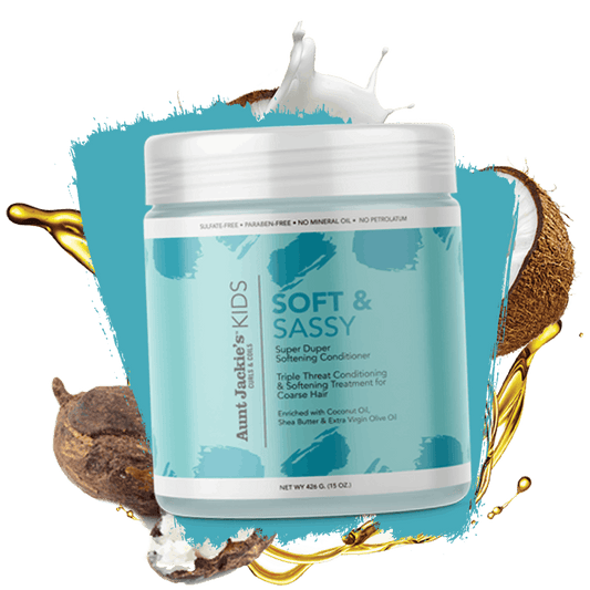 Aunt Jackie Heads Up - Soft & Sassy - Super Duper Softening Conditioner - Beto Cosmetics
