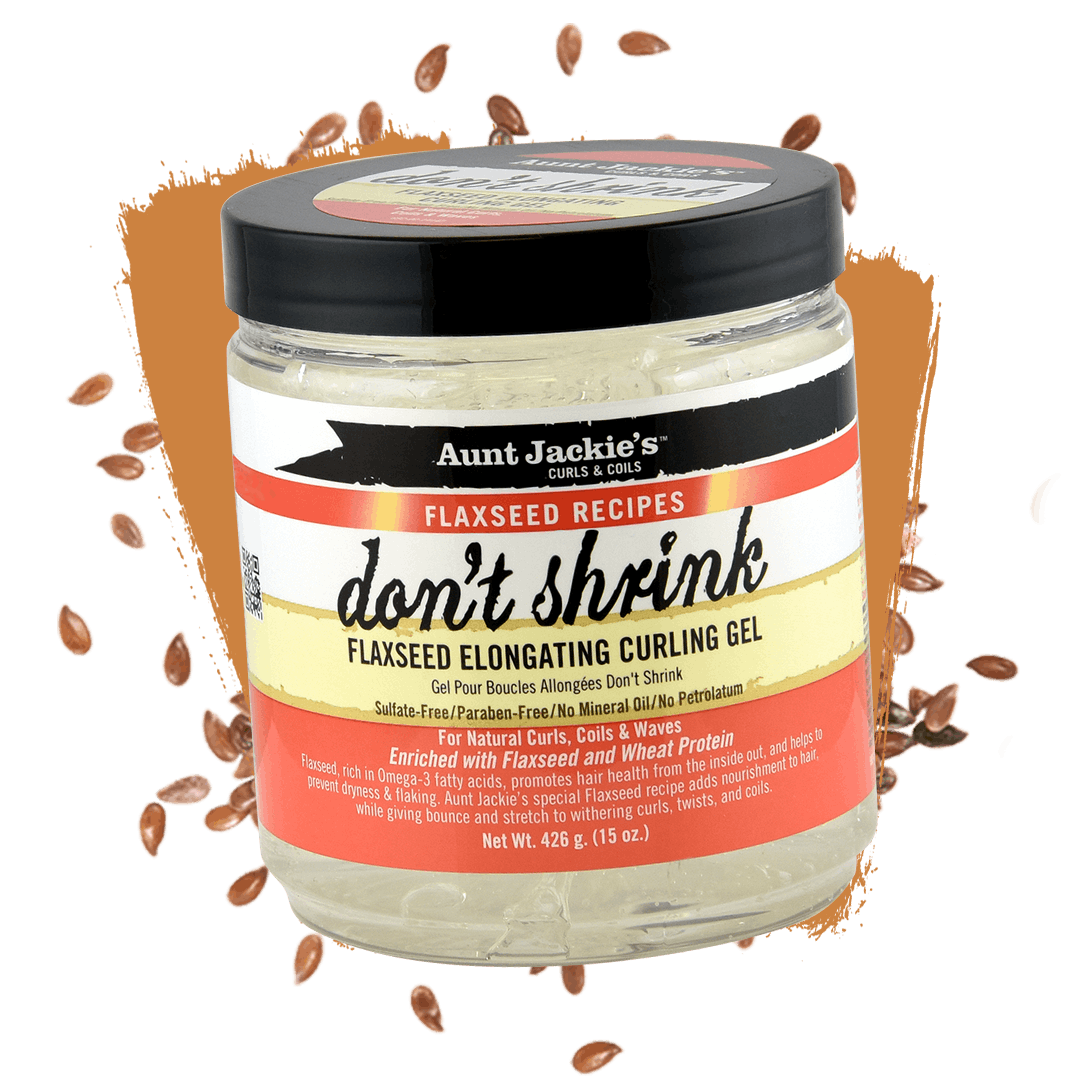 Aunt Jackie  Shrink Flaxseed  - DonÍt Shrink ? Elongating Curling Gel - Beto Cosmetics