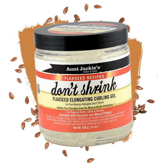 Aunt Jackie  Shrink Flaxseed  - DonÍt Shrink ? Elongating Curling Gel - Beto Cosmetics