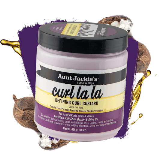Aunt Jackies Coconut creme -  Curl La La Defining Curl Custard - Beto Cosmetics