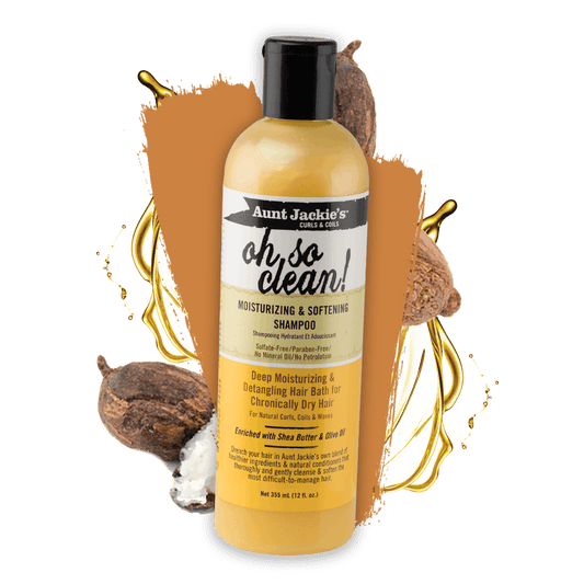 Aunt Jackies Coconut creme -  Oh So Clean Moisturizing & Softening Shampoo - Beto Cosmetics