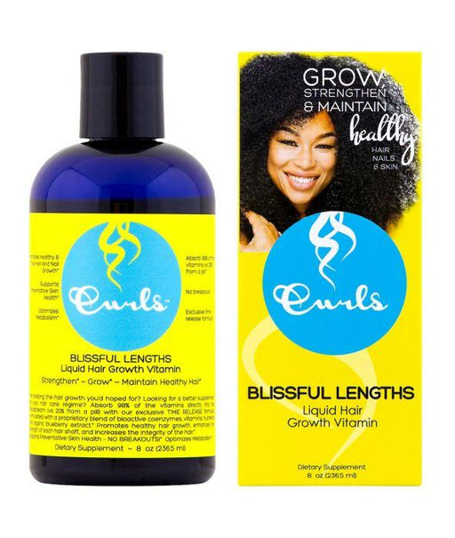 Curls Blissful Lengths Blueberry Liquid Hair Growth Vitamin - Beto Cosmetics