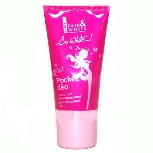 Fair & White so white pocket deo roll on - Beto Cosmetics