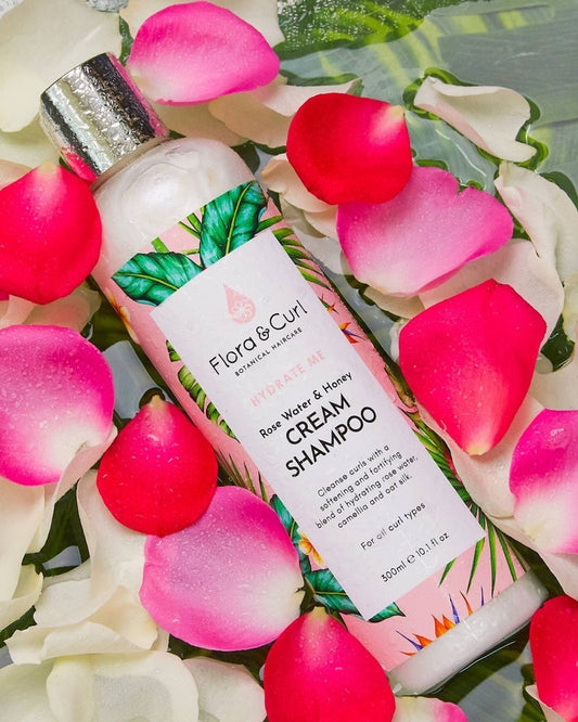 Flora & Curls HYDRATE ME Rose Water & Honey Cream Shampoo