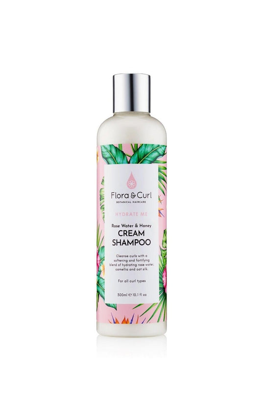 Flora & Curls HYDRATE ME Rose Water & Honey Cream Shampoo