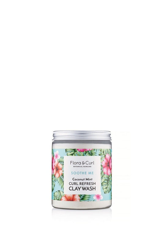 Flora & Curls SOOTHE ME Coconut Mint Curl Refresh Clay Wash
