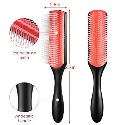 Cushion Nylon Bristle Styling Brush 9 Rows - Beto Cosmetics