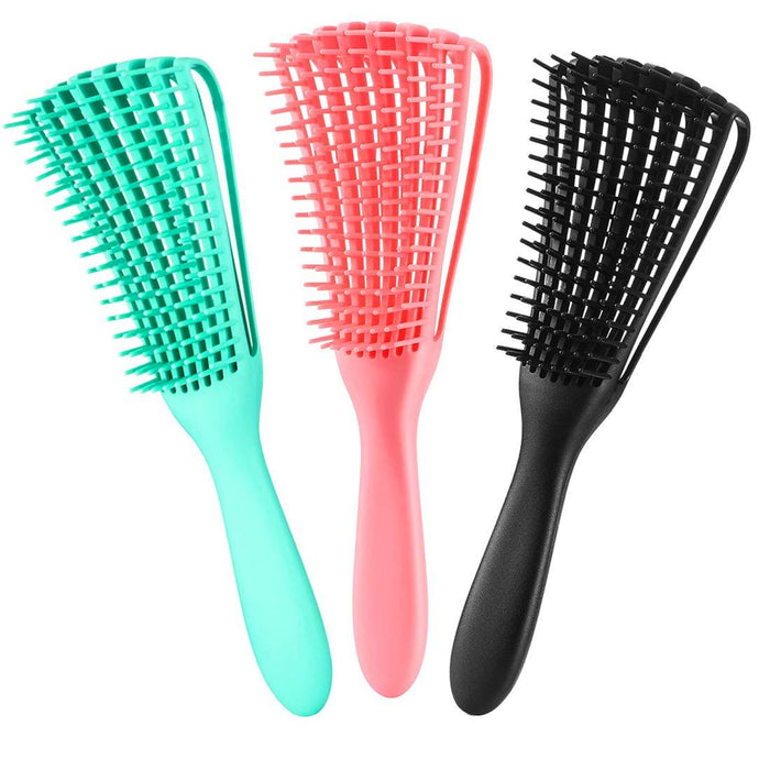 Hair Detangling Flexi Brush - Pink Color - Beto Cosmetics