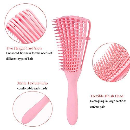 Hair Detangling Flexi Brush - Pink Color - Beto Cosmetics
