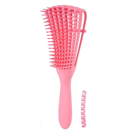Hair Detangling Flexi Brush - Pink Color - Beto Cosmetics
