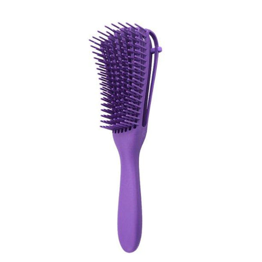Hair Detangling Flexi Brush - Purple Color - Beto Cosmetics