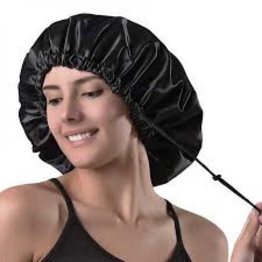 Large Sleep Cap Black - Beto Cosmetics