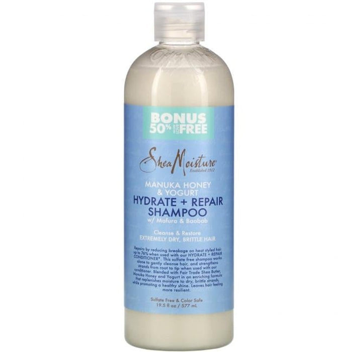 Shea Moisture Manuka Honey & Yogurt Hydrate & Repair Shampoo 19oz