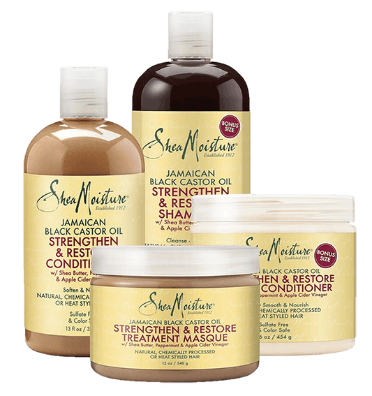 Shea Moisture Shea Moisture Jamaican Black Castor Oil 4-piece Set - Beto Cosmetics