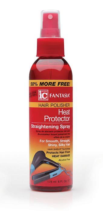 Fantasia Heat Protector Straightening Spray, 6 Fl.Oz - Beto Cosmetics